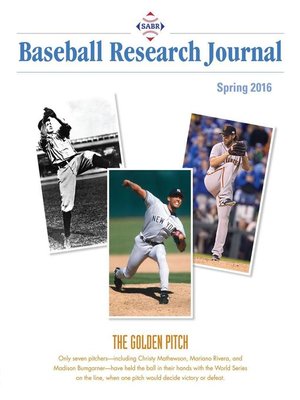 cover image of Spring 2016 Baseball Research Journal